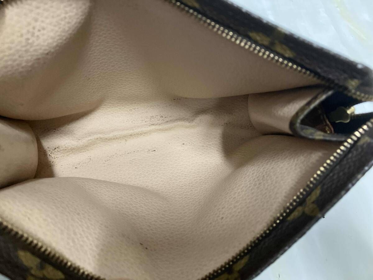  LOUIS VUITTON ルイヴィトン モノグラム ポッシュ トワレット ブラウン ポシェット ポーチ ポーチ バッグ