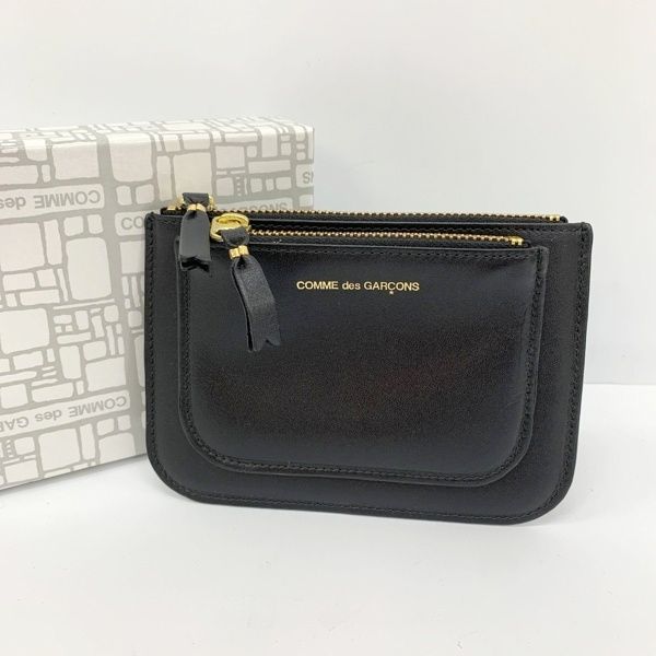 COMME des GARCONS コムデギャルソン コインケース SA8100OP 小銭入れ カードケース ミニ財布 男女兼用 ブラック 服飾 DF17242