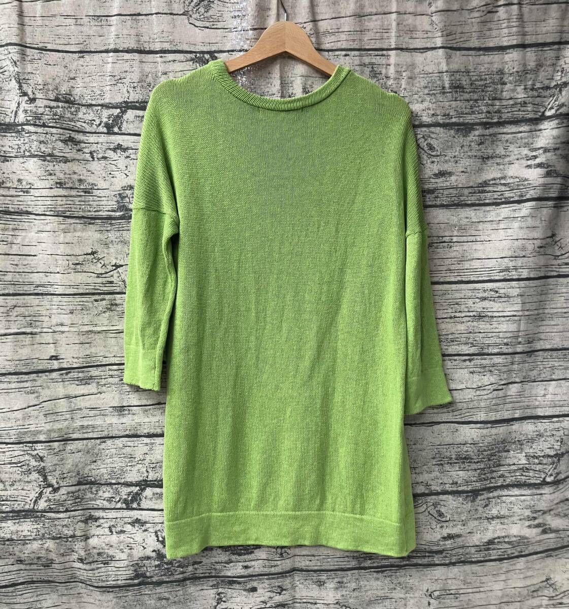 45RPM 長袖ロングニット 5028030 長袖ニット グリーン サイズ 3