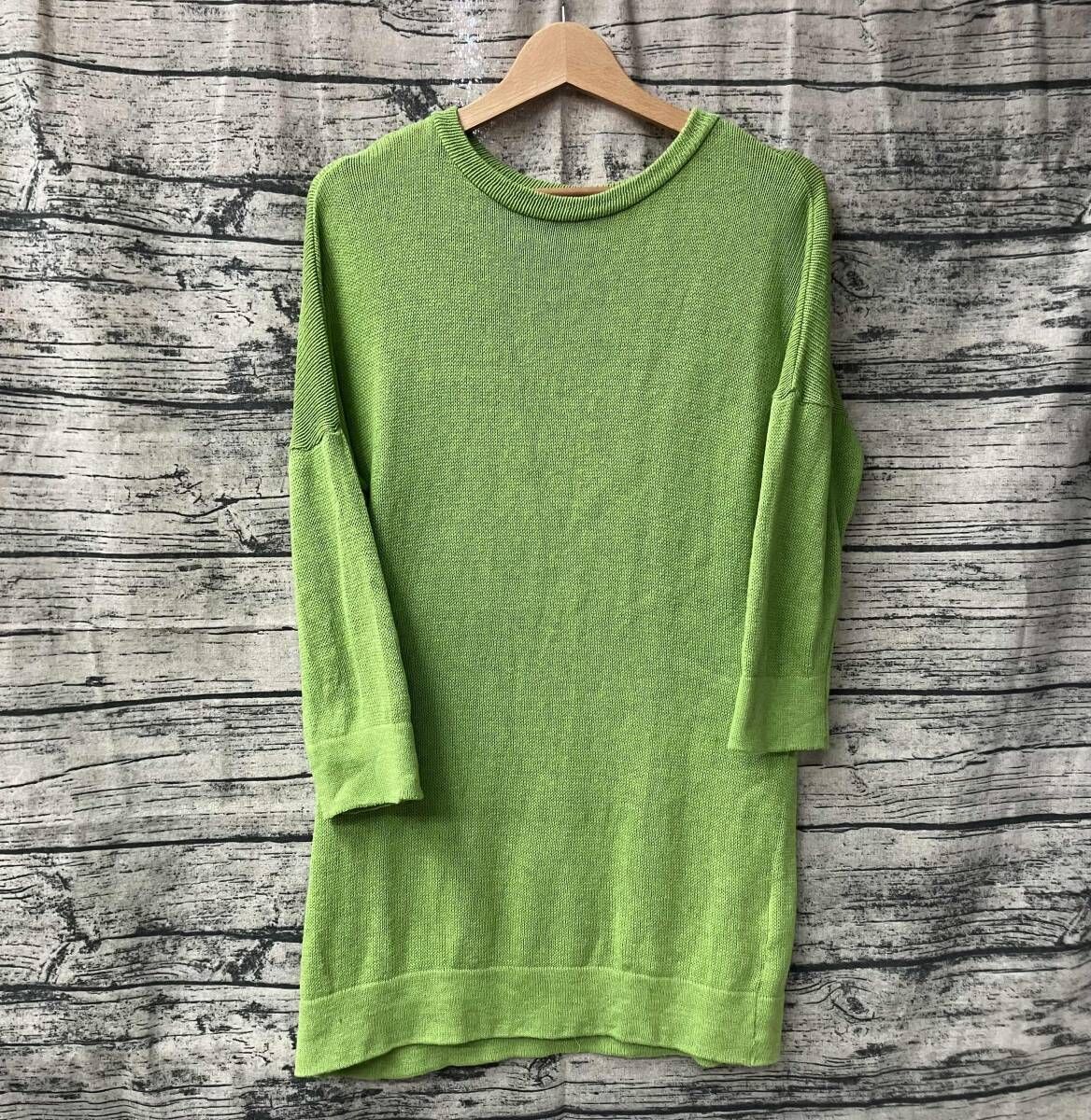 45RPM 長袖ロングニット 5028030 長袖ニット グリーン サイズ 3