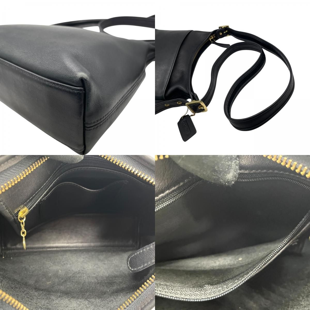 COACH OLD オールドコーチ 黒 ブラック ショルダーバッグ クロスボディ