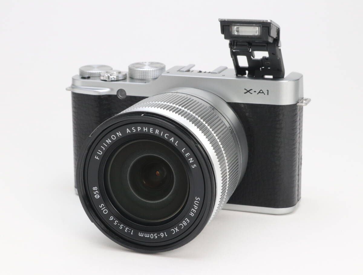 B- (並品) FUJIFILM 富士フイルム X-A1 シルバー XC 16-50mm F3.5-5.6