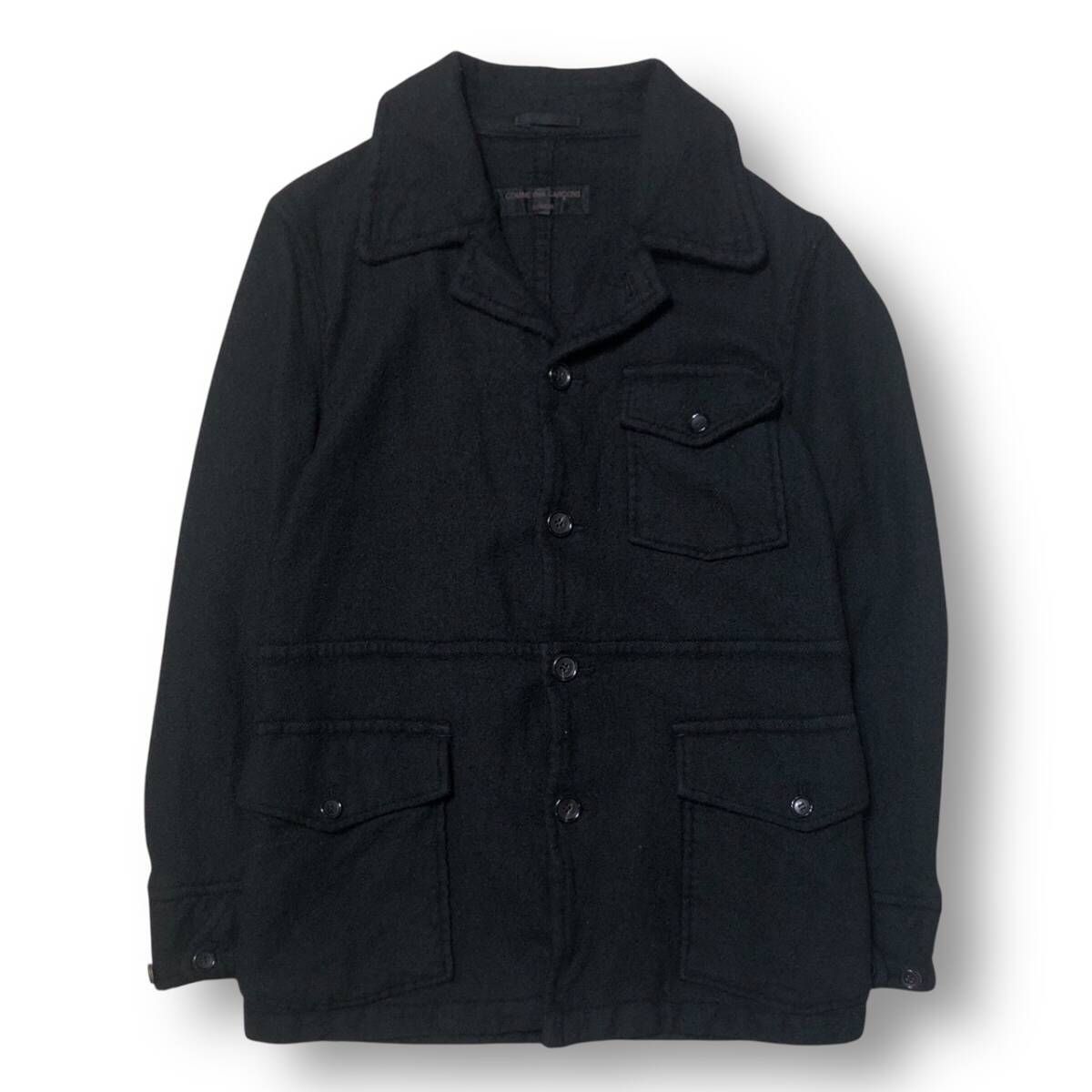 02AW archive COMME des GARCONS HOMME military jacket 縮絨
