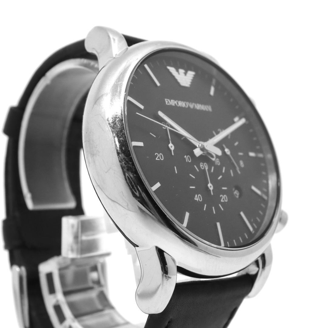 エンポリオアルマーニ EMPORIO ARMANI 腕時計 メンズ ブラック