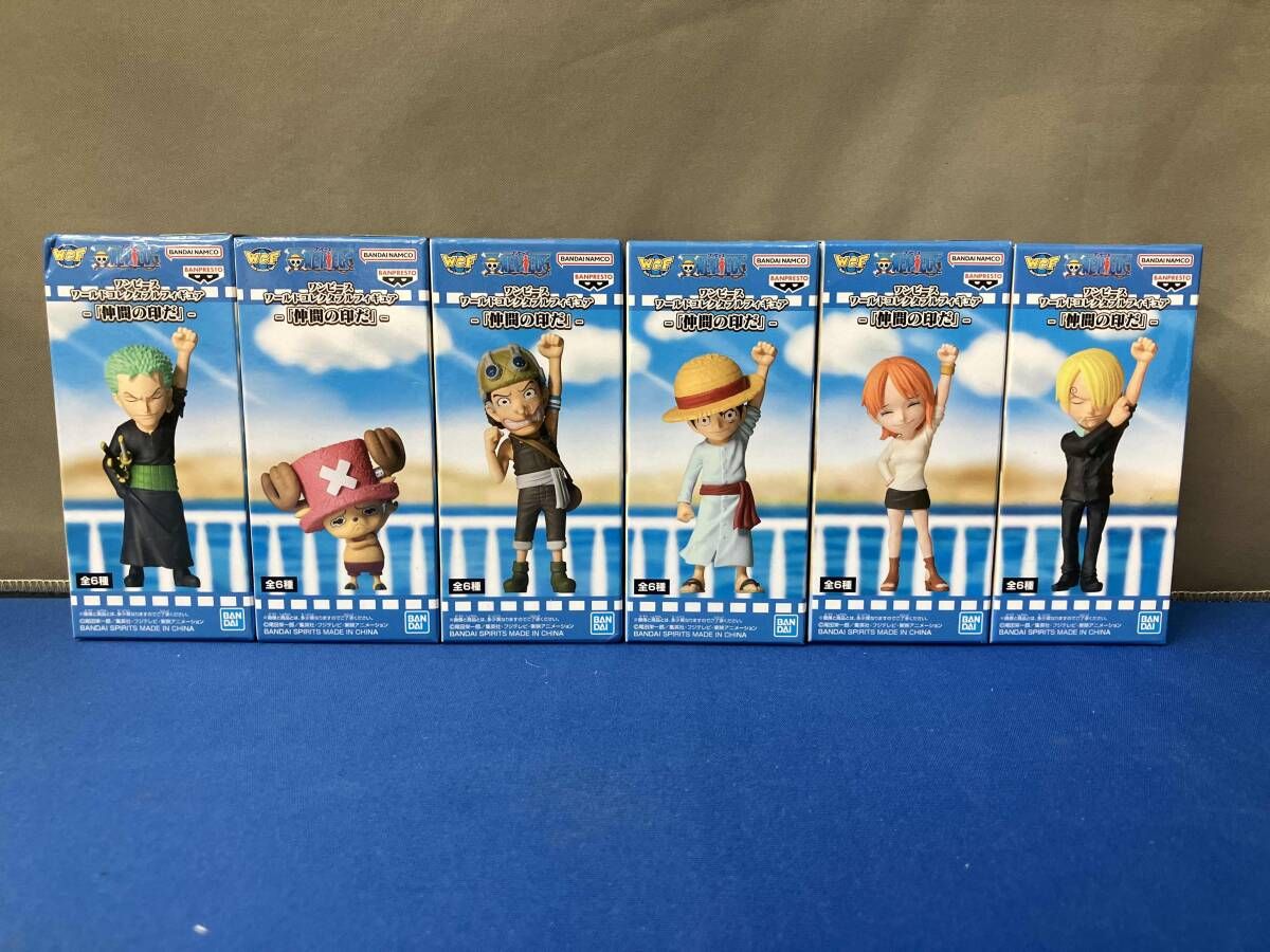 全6種セット バンプレスト 麦わらの一味 ワンピース ワールドコレクタブルフィギュア - 仲間の印だ - ワンピース