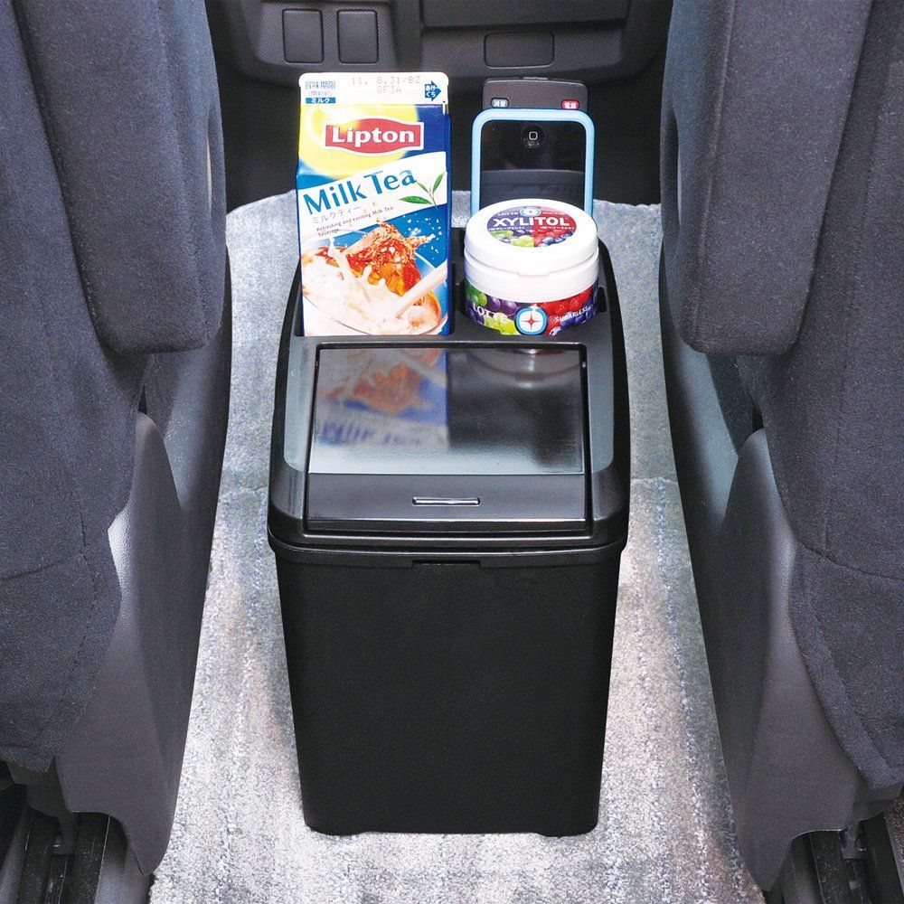 数量限定】L ダストボックス ドリンク ゴミ箱 おもり付き 車内用品