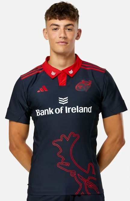 アディダス ラグビー マンスター トレーニング ジャージ 紺 ネイビー 公式モデル 日本未発売