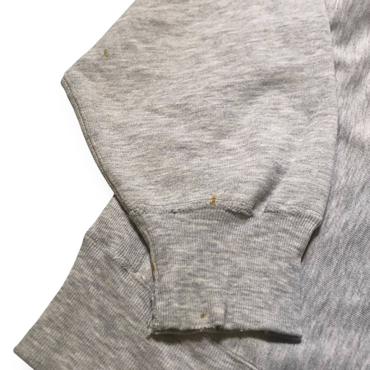 80's Champion REVERSE WEAVE sweat フロッキープリントスウェット