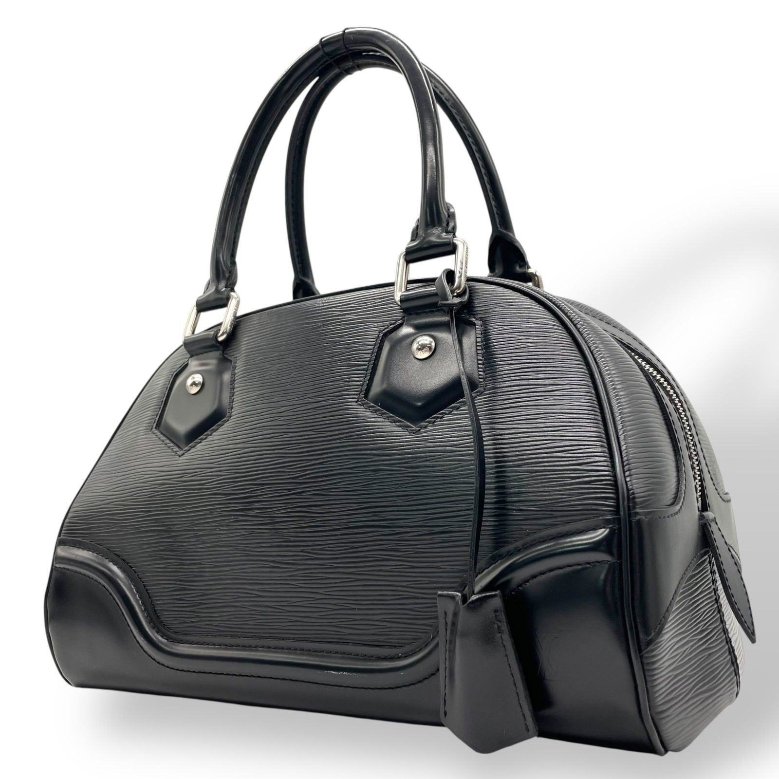 Good Condition Louis Vuitton Louis Vuitton Epiboling Montaigne PM Handbag M59322 Mini Boston Bag Black Black Noir Ladies Luxury Chic Louis Vuitton B