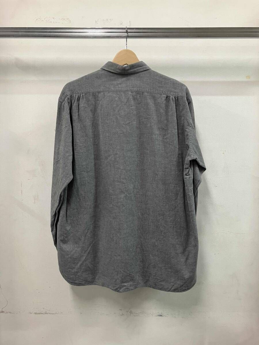Y’s ワイズ グレー長袖 長袖シャツ モード サイズ表記なし 汚れ