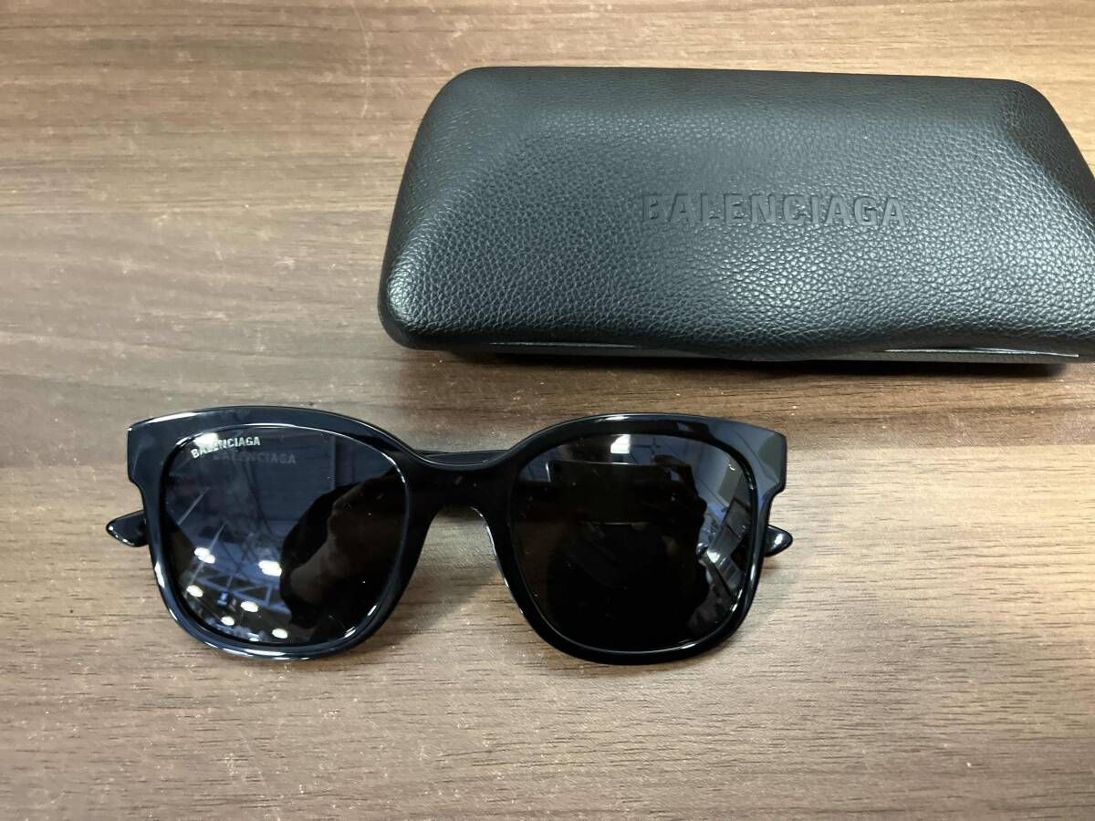 BALENCIAGA バレンシアガ BB0076SK サングラス ブラック