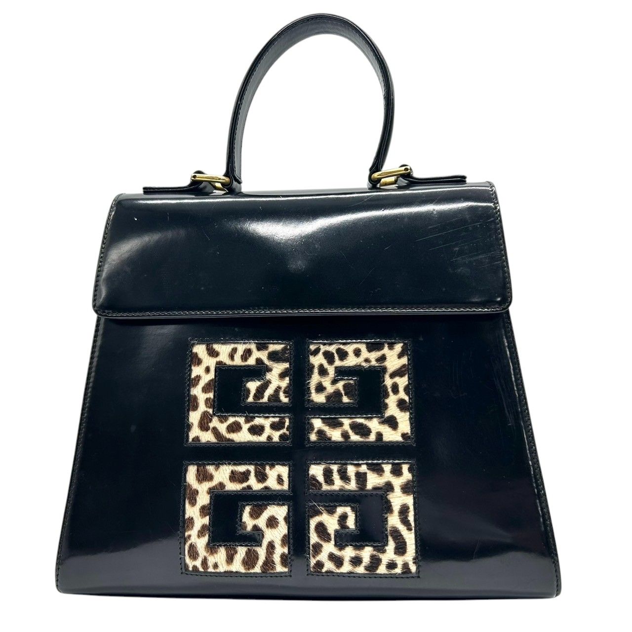 ジバンシー ジバンシィ GIVENCHY ハンドバッグ ヴィンテージ 4Gロゴ