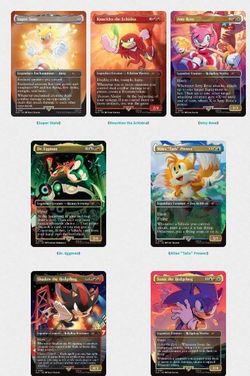 MTG】Secret Lair x Sonic: Friends & Foes WPN店舗 非フォイル版