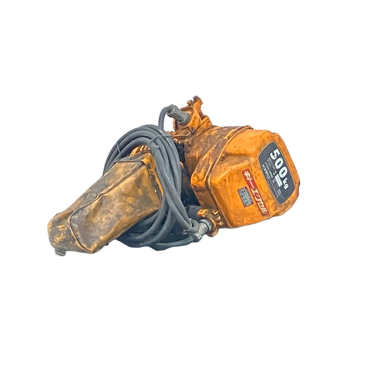 KITO キトー 電気チェーンブロック 500kg 三相200V ホイスト 吊り具 工具 ジャンク O10555737