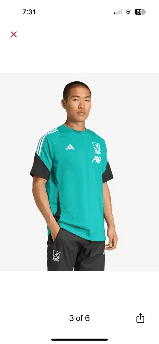 アディダス リヴァプール トレーナー Tシャツ ミント