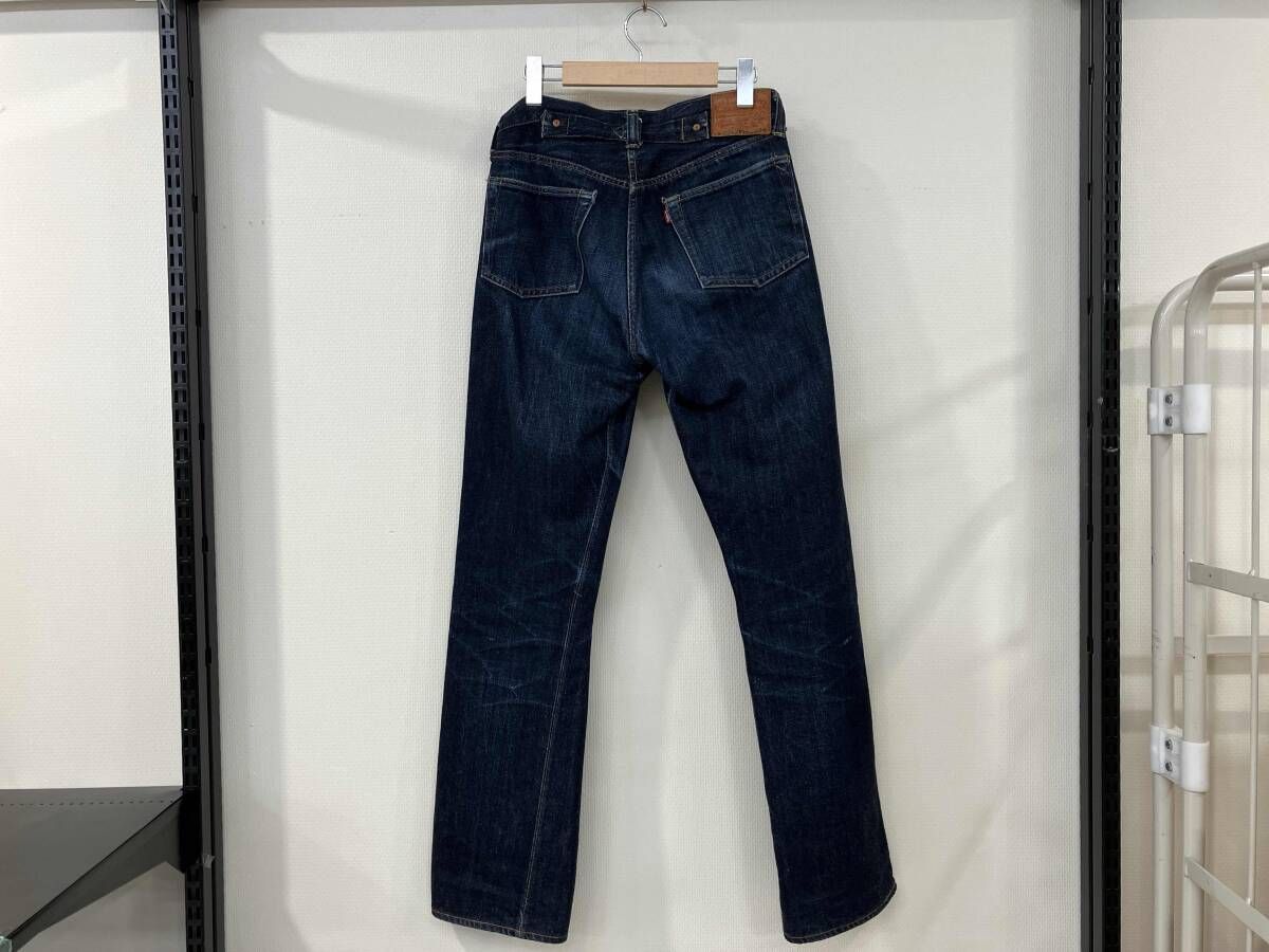 ONE PIECE OF ROCK ワンピースオブロック デニムパンツ ジーンズ サイズW32 紺 ネイビー コットン メンズ ボタンフライ