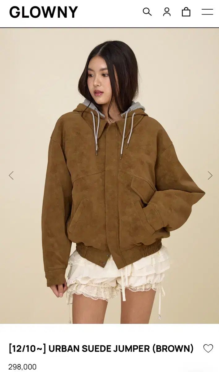 텍o グロウニー アーバンスウェード アウター ブラウン M