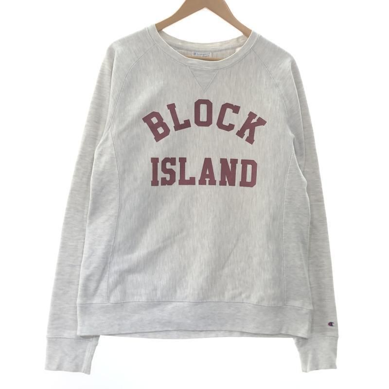 Champion リバースウィーブ スウェット BLOCK ISLAND L 杢グレー チャンピオン 10