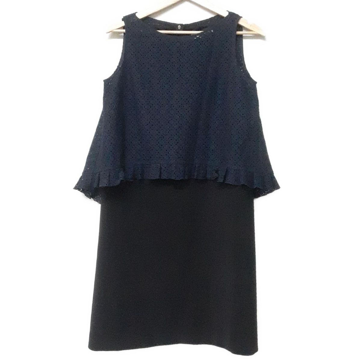 FOXEY NEW YORK フォクシーニューヨーク ワンピースセットアップ レディース - 36826 黒×ダークネイビー