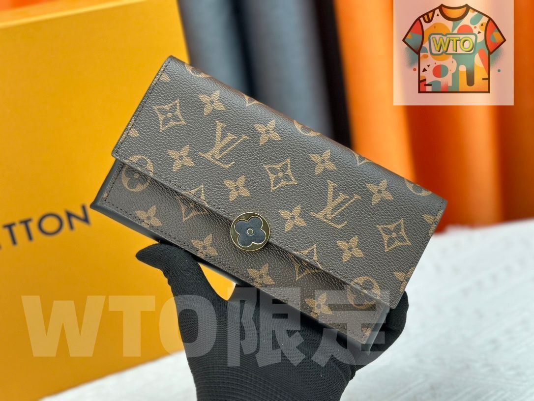 ルイヴィトン LV Louis Vuitton Flore ウォレット モノグラムキャンバス