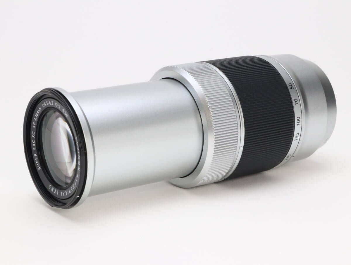 B 並品 FUJIFILM 富士フイルム FUJINON LENS XC 50-230mm F4.5-6.7 OIS シルバー 初期不良返品対応 111-62