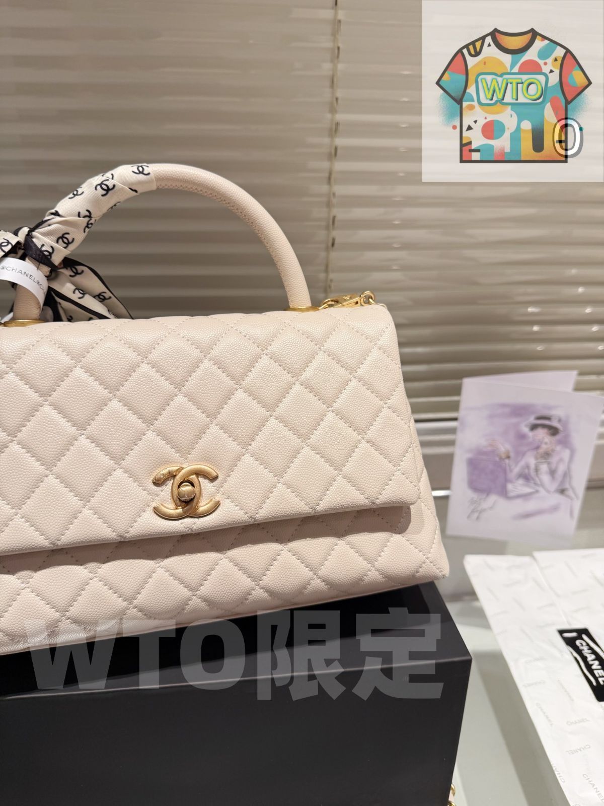 キャビアレザー クラシックデザイン