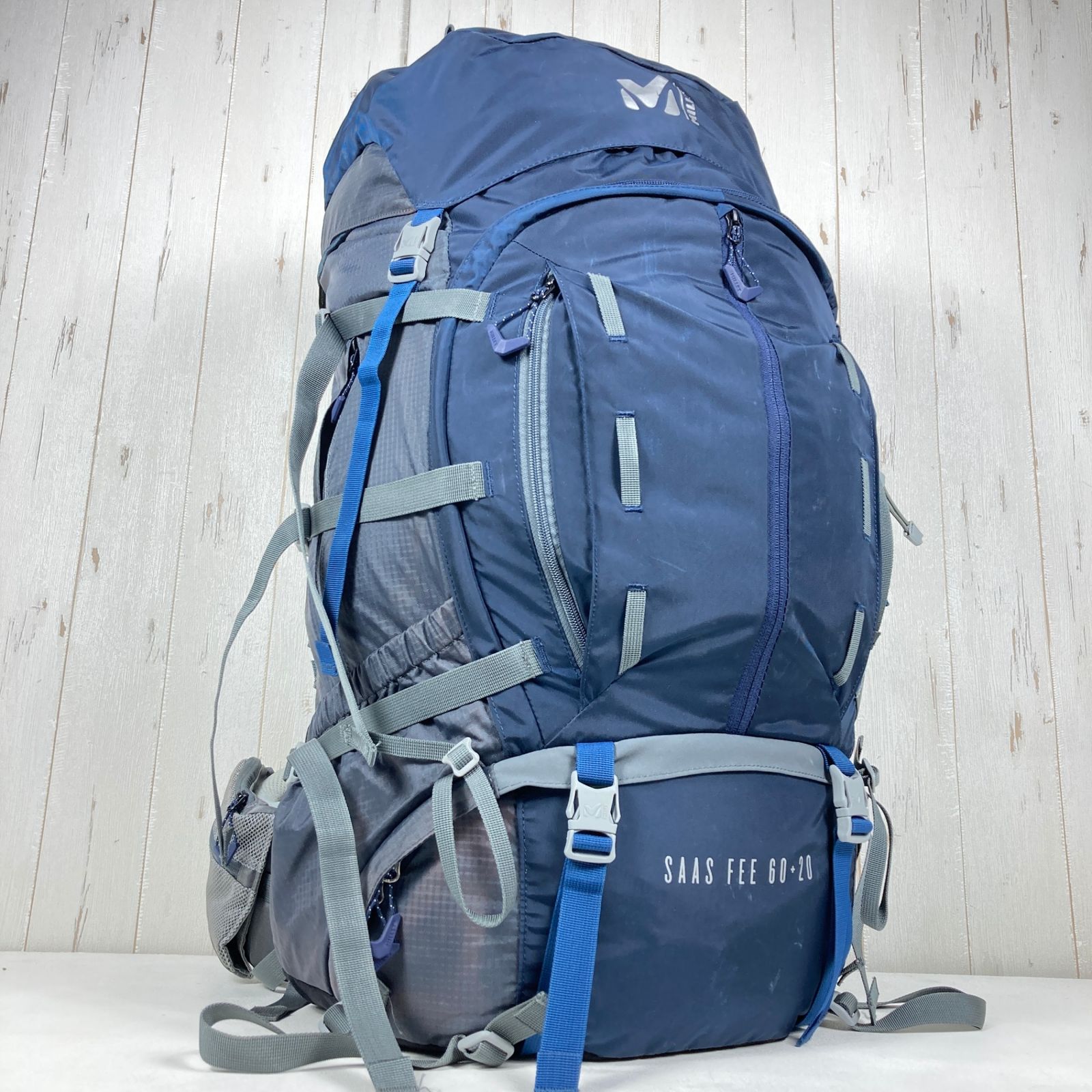Women s OneSize ネイビー系 Millet ミレー サース フェー 60 20 LD SAAS FEE 60 20 LD SAPHIR ナイロン バッグ ストレージ バックパック 容量 55L~79L z00054210 SAPH