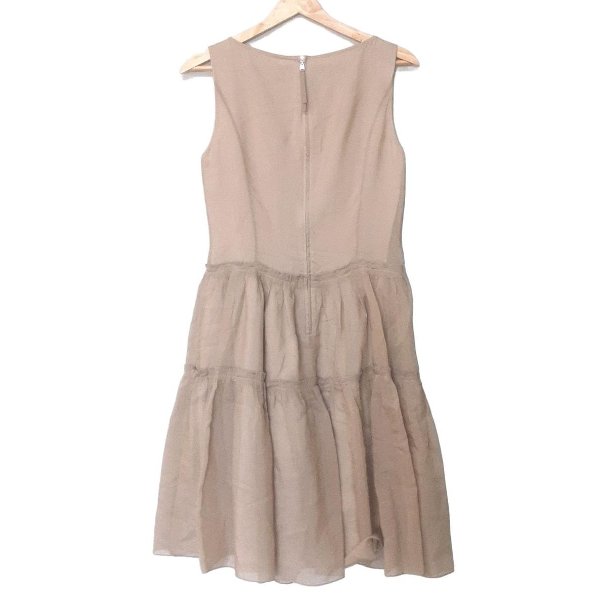 フォクシー ワンピース サイズ40 M レディース - 37173 グレーベージュ