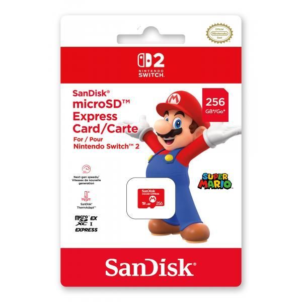 SanDisk microSD Express Card 256GB for Nintendo Switch2 サンディスク マイクロSDカード