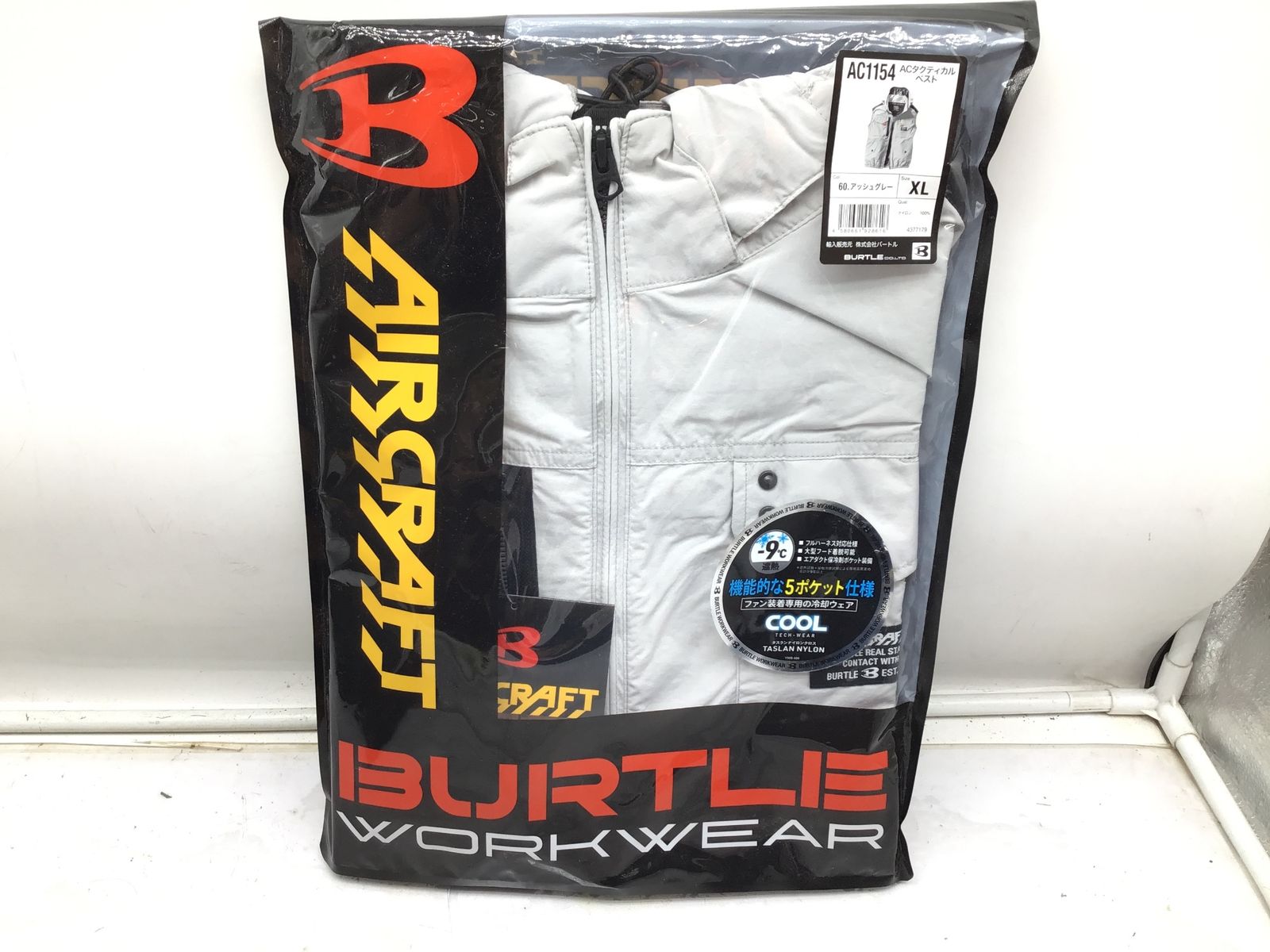 品 〇BURTLE バートル 空調服サイズXL ファンユニット バッテリー24V 22Vセット 型番不明 ITCM3FUZ7CX0 エコツール笠寺店 M02