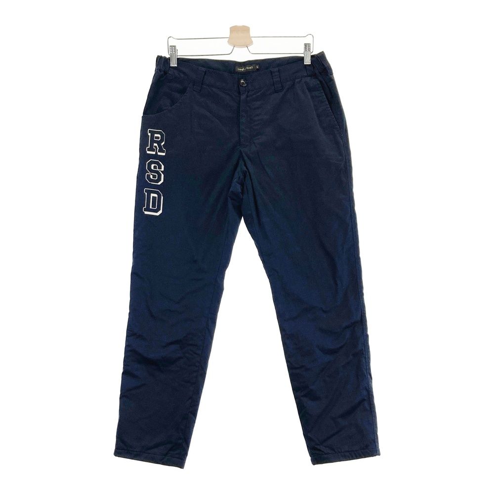 サイズ L ROUGH-SWELL ラフアンドスウェル 裏フリース ストレッチパンツ ネイビー系 240101552667 ゴルフウェア メンズ ストスト