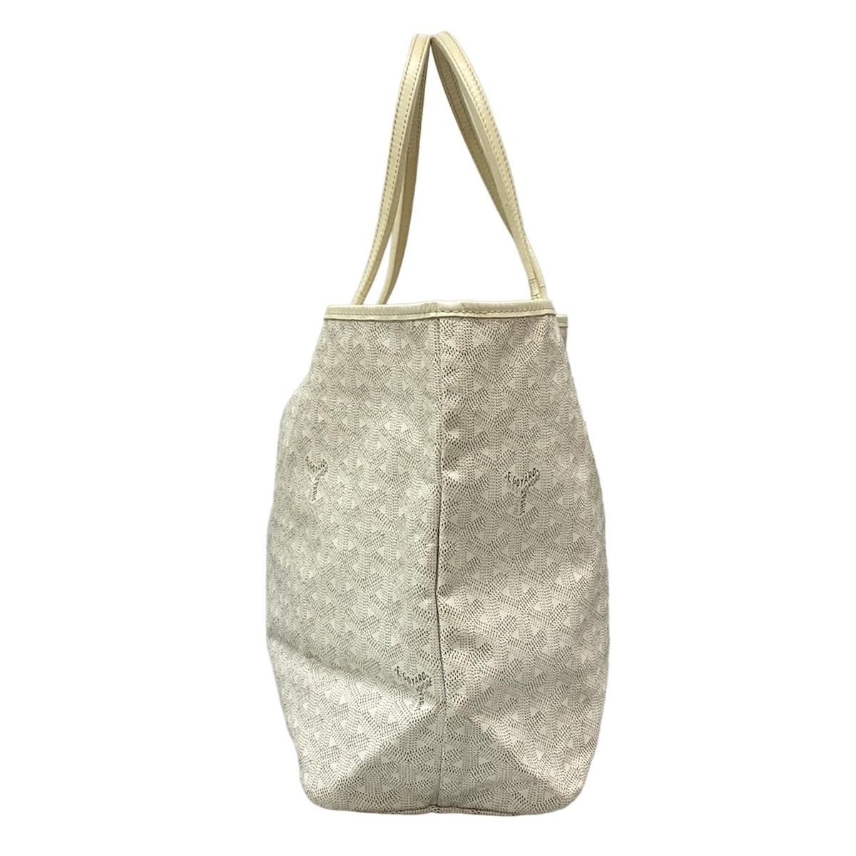 GOYARD ゴヤール トートバッグ サンルイPM 白 レザー
