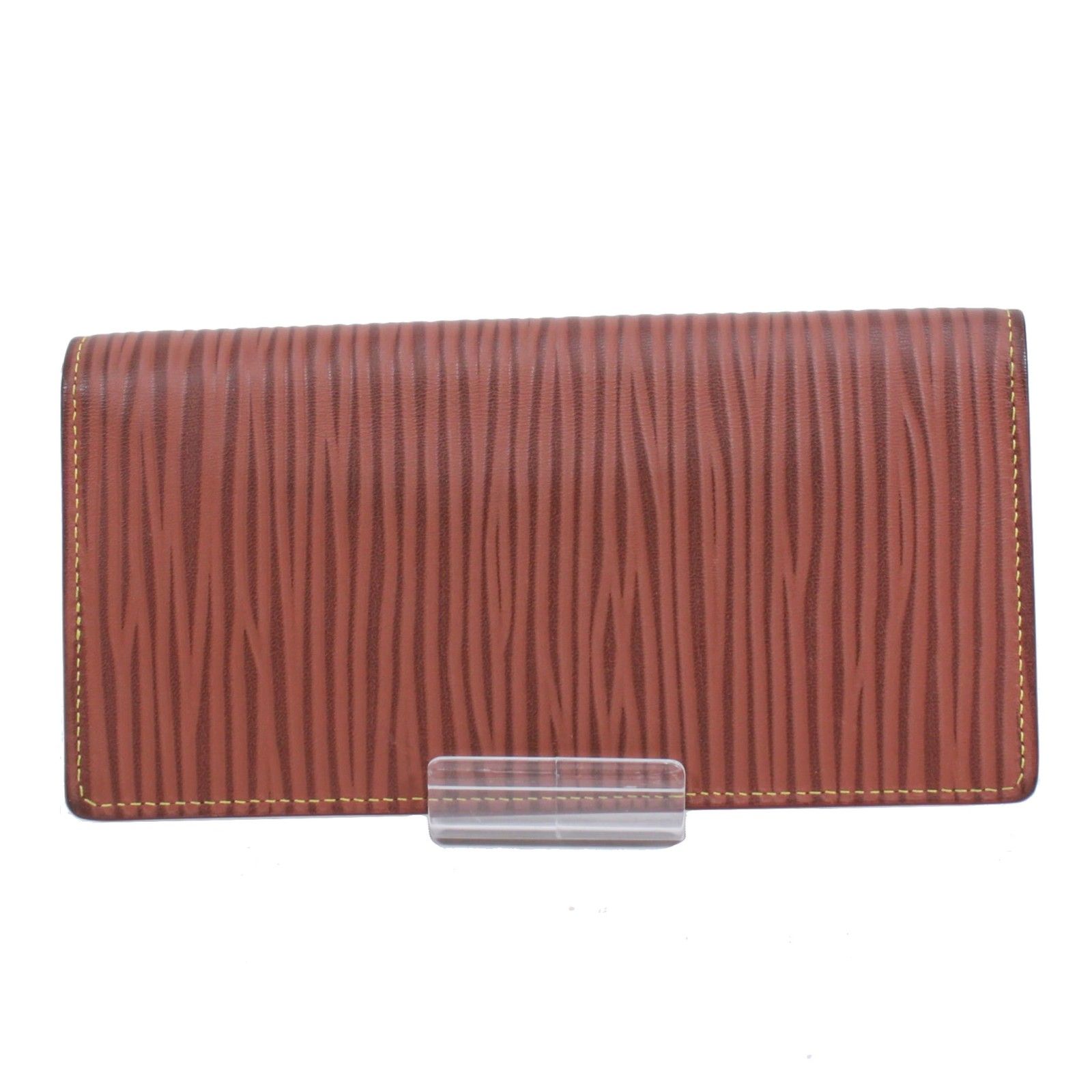 LOUIS VUITTON ルイ ヴィトン ポルトフォイユ ブラザ NM M 82631 二つ折り財布 レザー ブラウン レディース