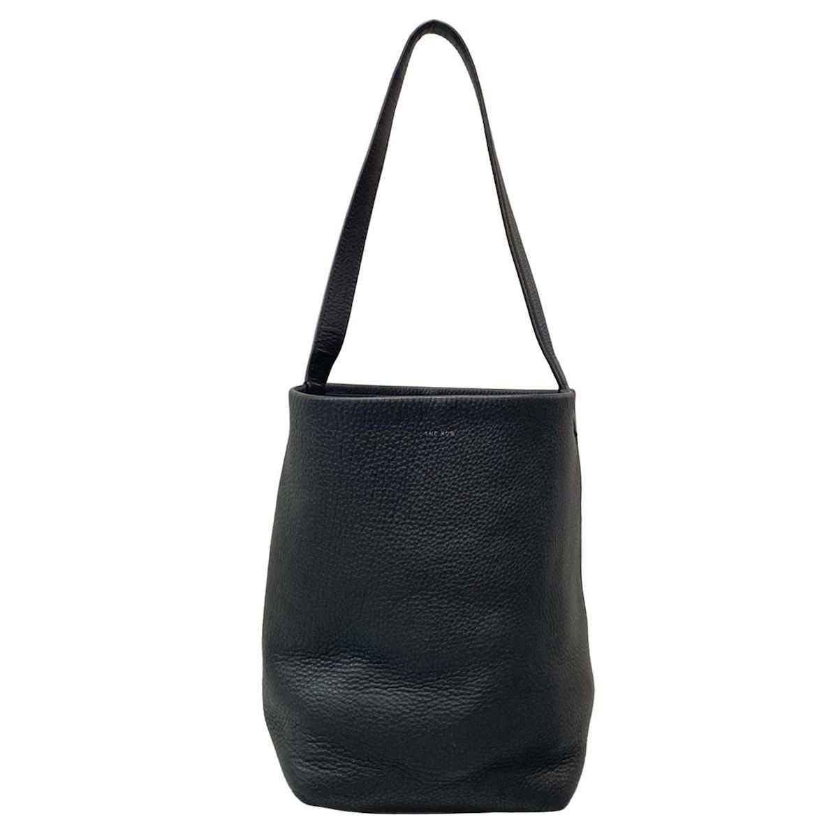 THE ROW ザロウ トートバッグ ミディアムN Sパークトート W1313 L129 黒 レザー