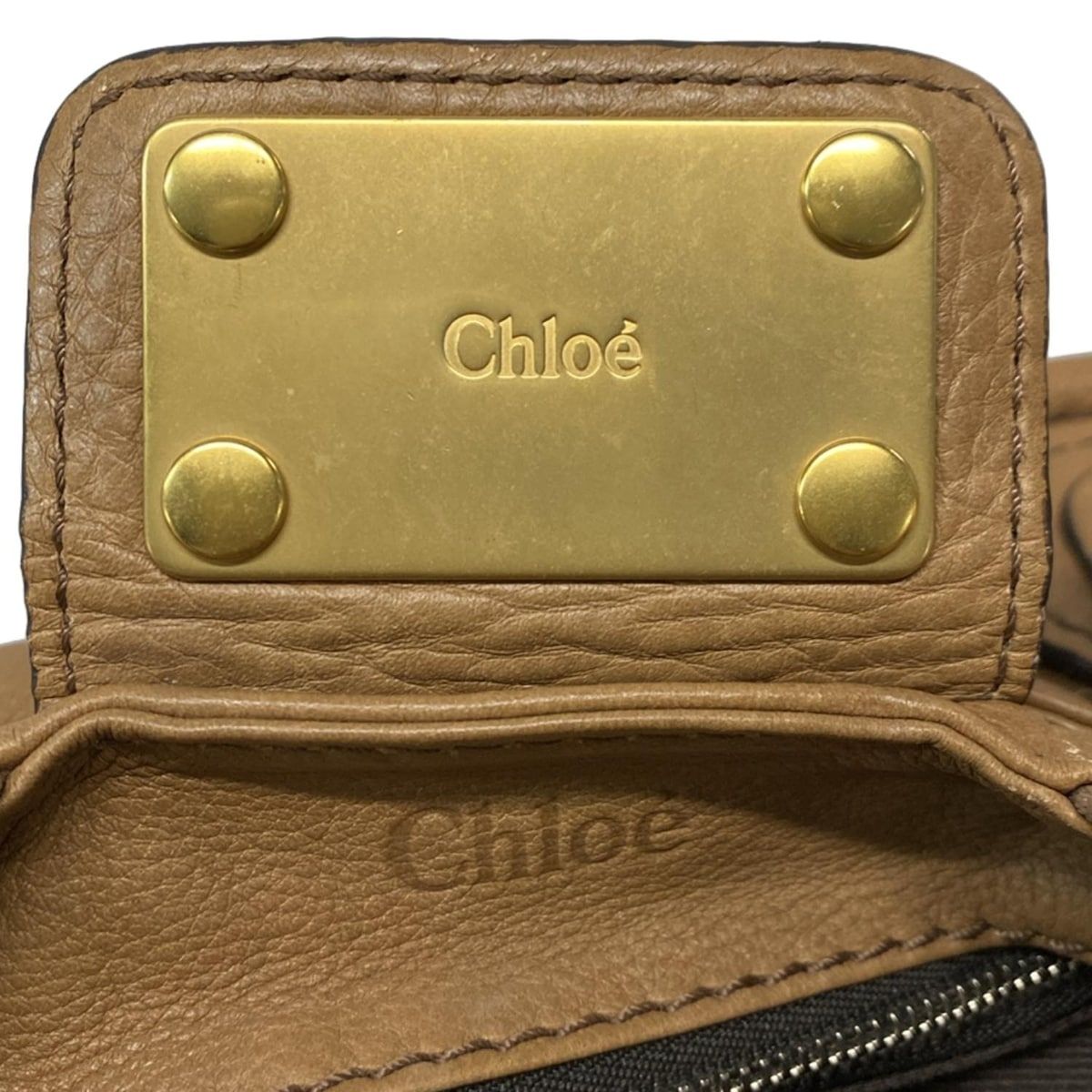 Chloe クロエ パディントン ブラウン ハンドバッグ レザー 値札付き Chloe クロエ ハンドバッグ 6HSA02-6H422 パディントン レザー