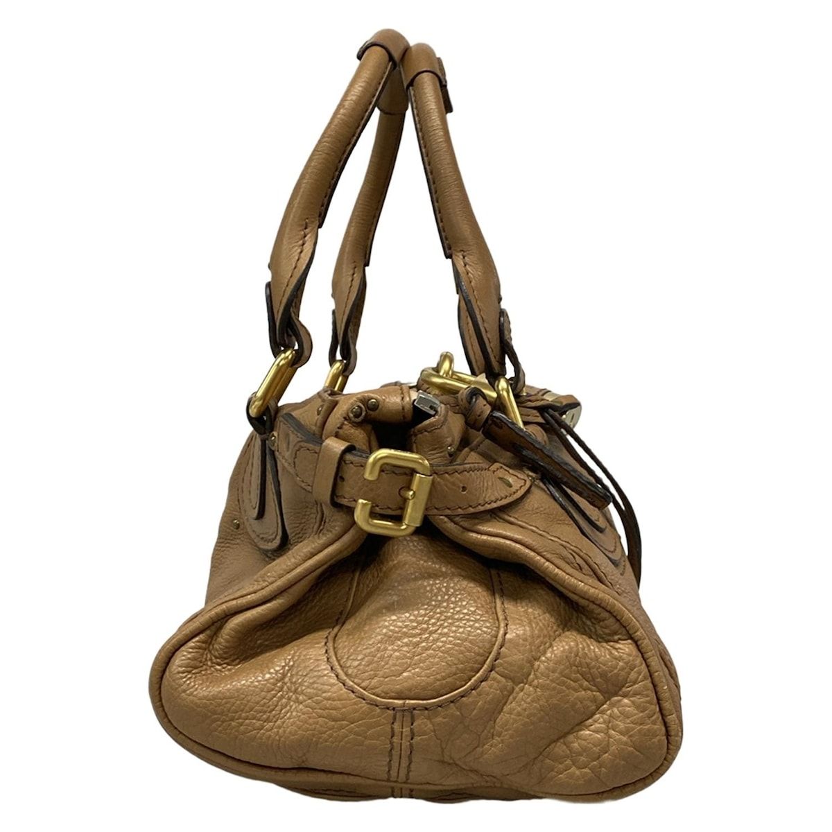 Chloe(クロエ) ハンドバッグ パディントン ブラウン レザー - メルカリ