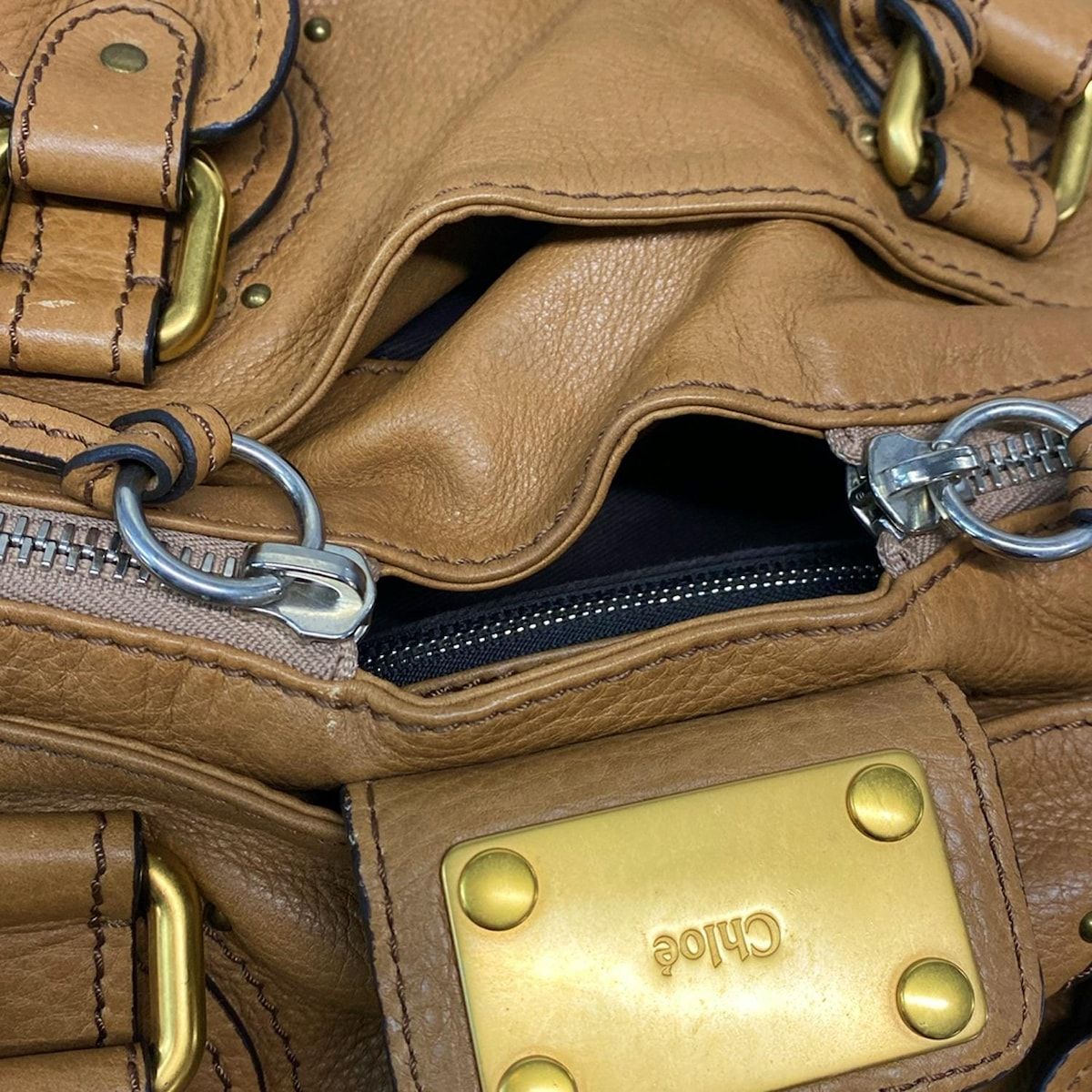 Chloe(クロエ) ハンドバッグ パディントン ブラウン レザー - メルカリ