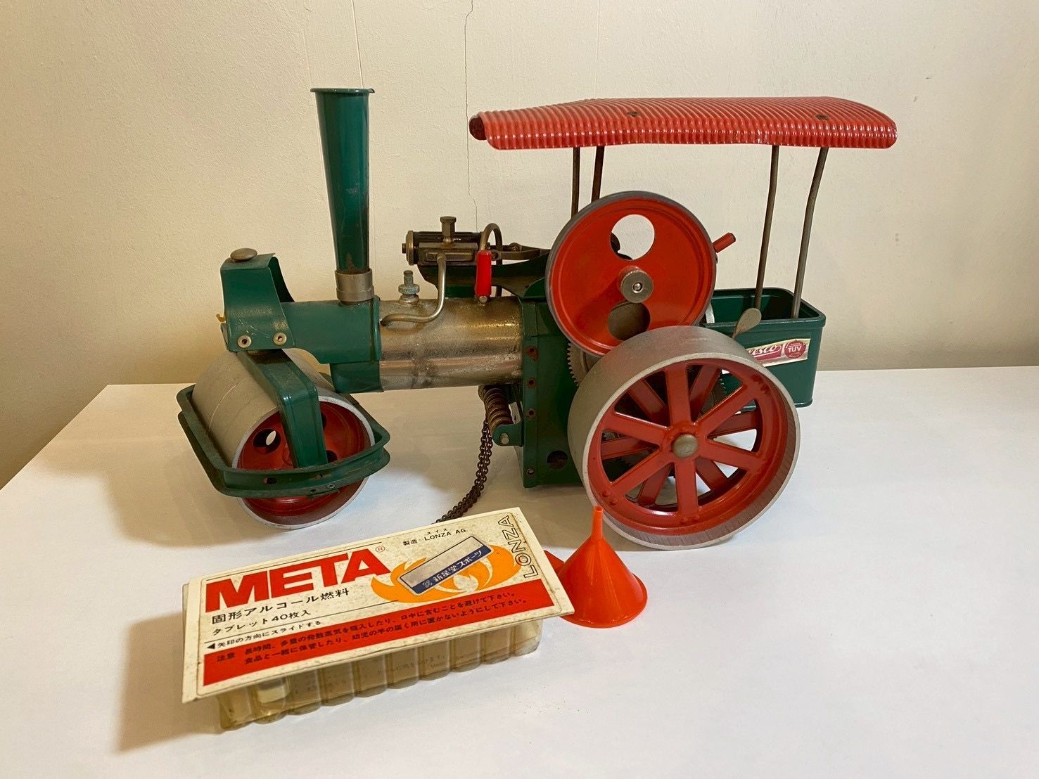 ドイツ製 ヴィレスコ OldSmoky D36 スチームエンジン 蒸気 WILESCO スチームローラー トラクター ジャンク