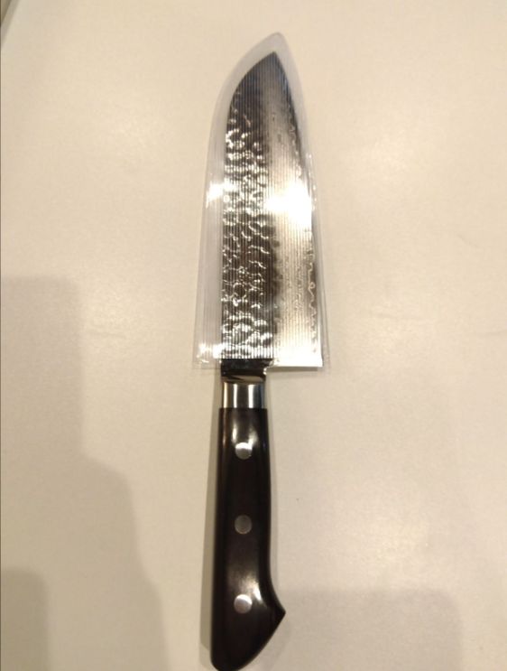 大 堺孝行 33層 ダマスカス 黒柄 三徳170mm