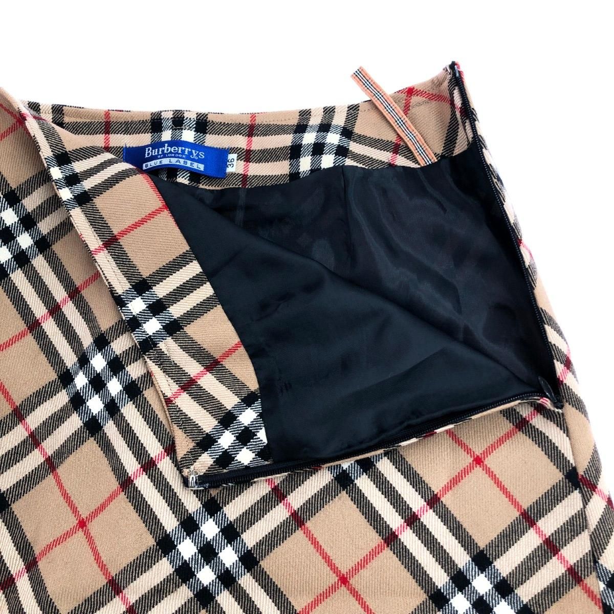 BURBERRY BLUE LABEL バーバリーブルーレーベル ノバチェックスカート