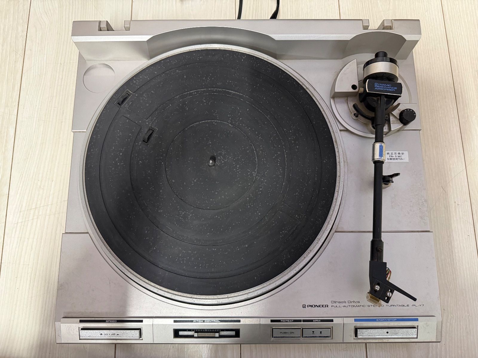 PIONEER レコードプレイヤー PL-Y7 - メルカリ