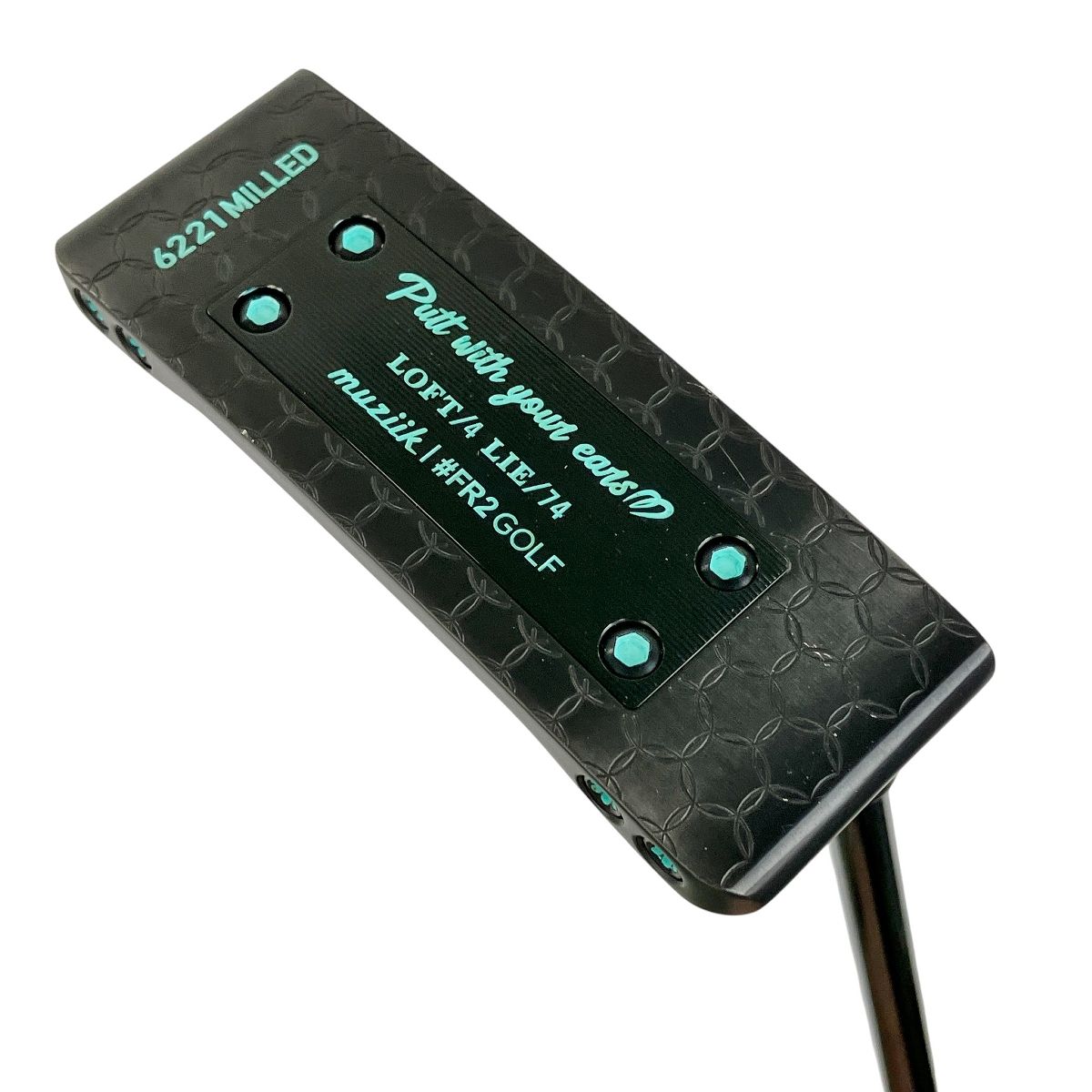 FR2 GOLF muziik 6221 MILLED ショートスラントネック パター ゴルフクラブ Y10484763