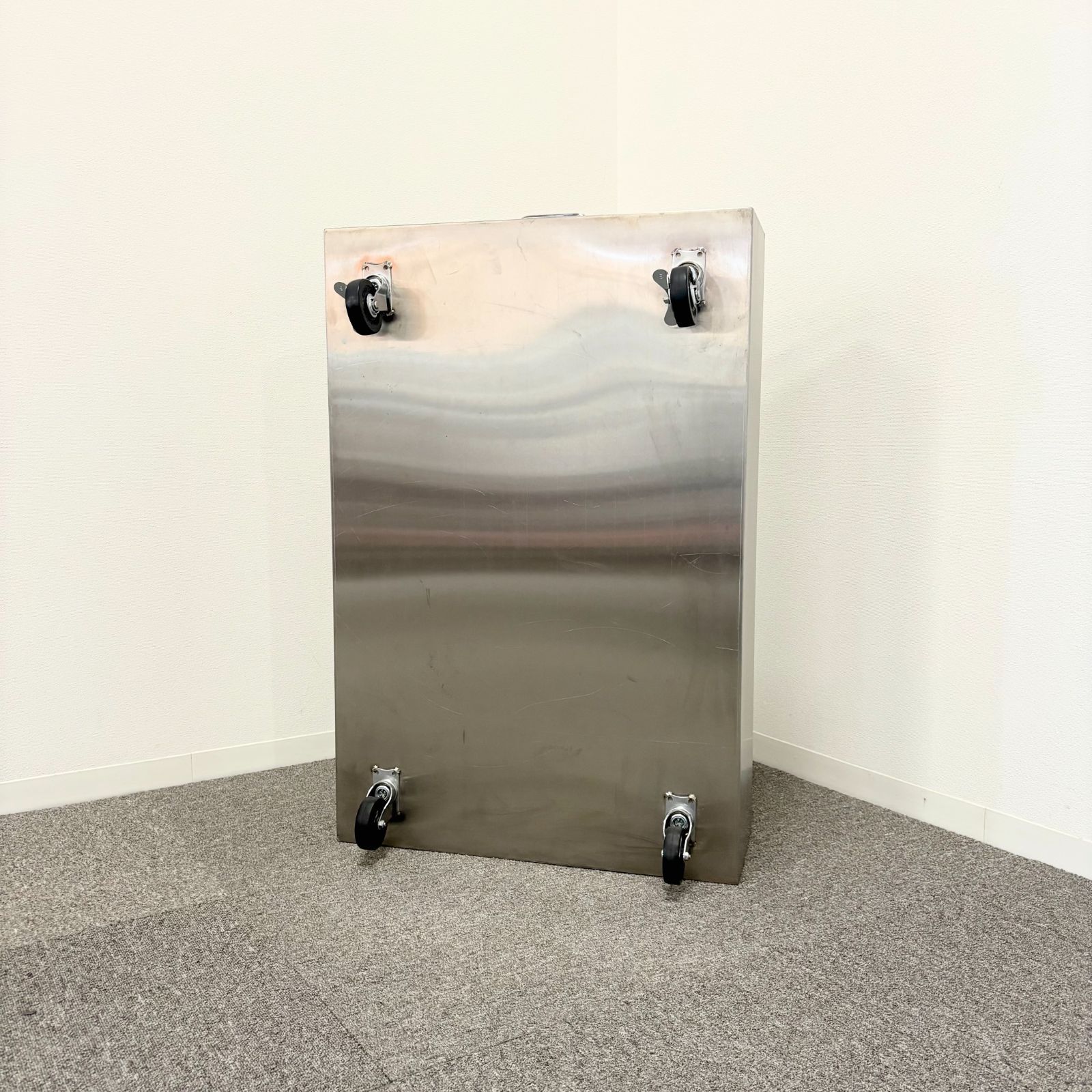  ステンレスカート 幅600 mm 奥行930 高さ300 業務用 キャスター付き 台車 1013 台車 DIY 工具