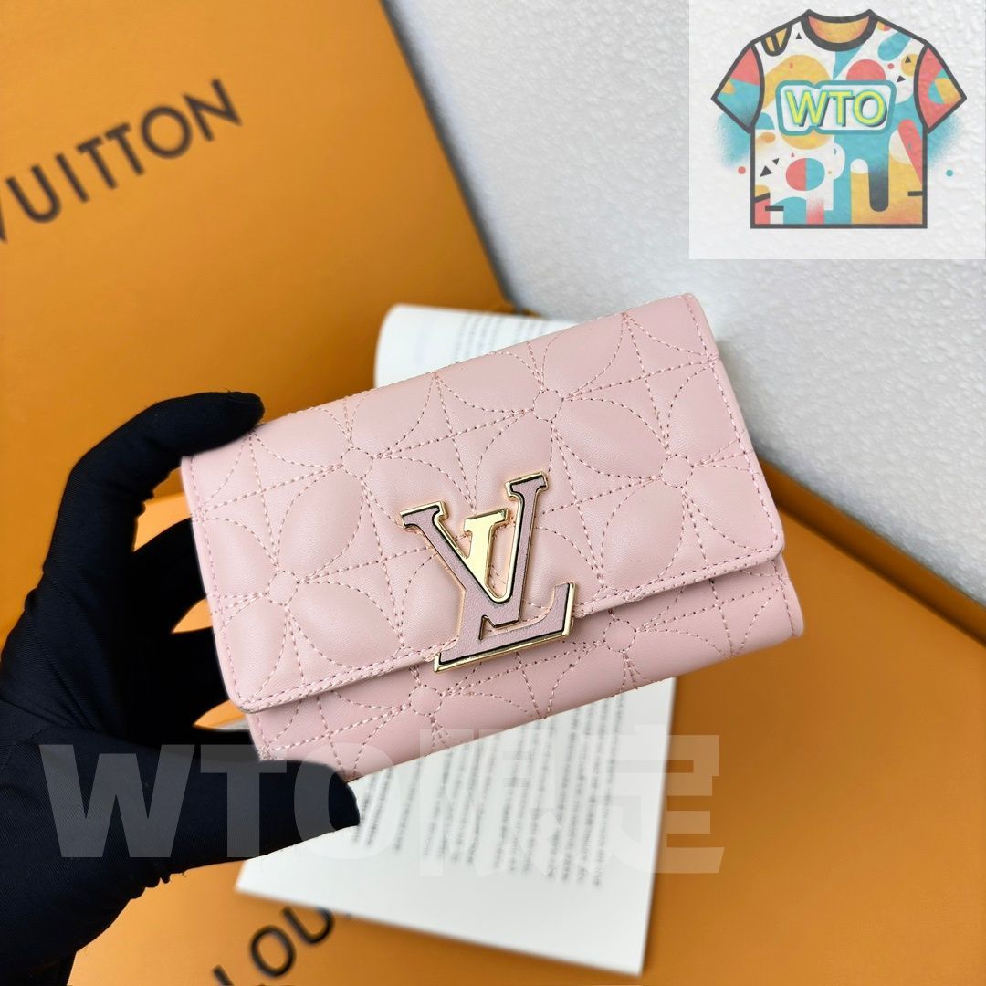 WTO通販 M83666 Nano No ウォレット モノグラム刺繍 ピンク コンパクトで実用的なデザイン -WTO輸入-PWG57