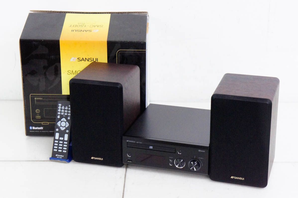 中古】SANSUIサンスイ Bluetooth対応CDステレオシステム SMC-150BT CD