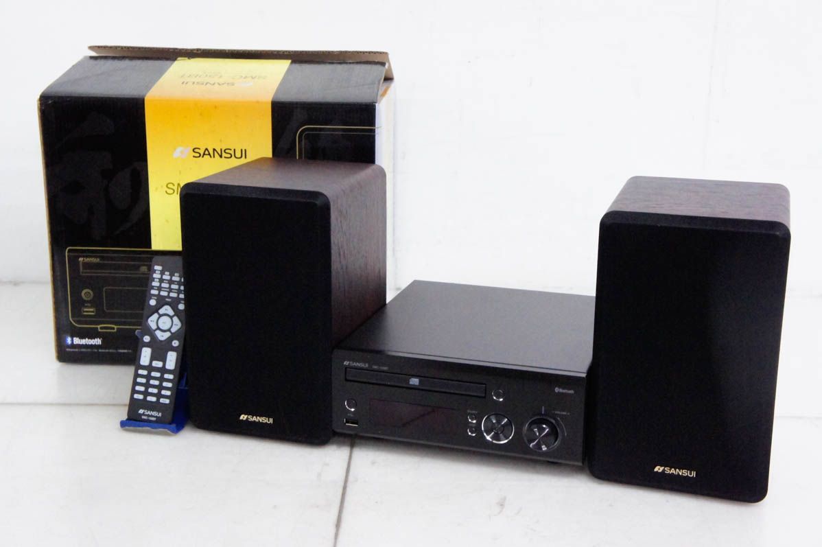 中古】SANSUIサンスイ Bluetooth対応CDステレオシステム SMC-150BT CD