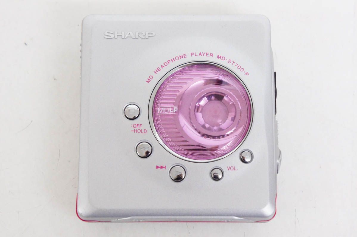 SHARPシャープ ポータブルMDプレーヤー MDLP対応 MD-ST700 MDLP対応
