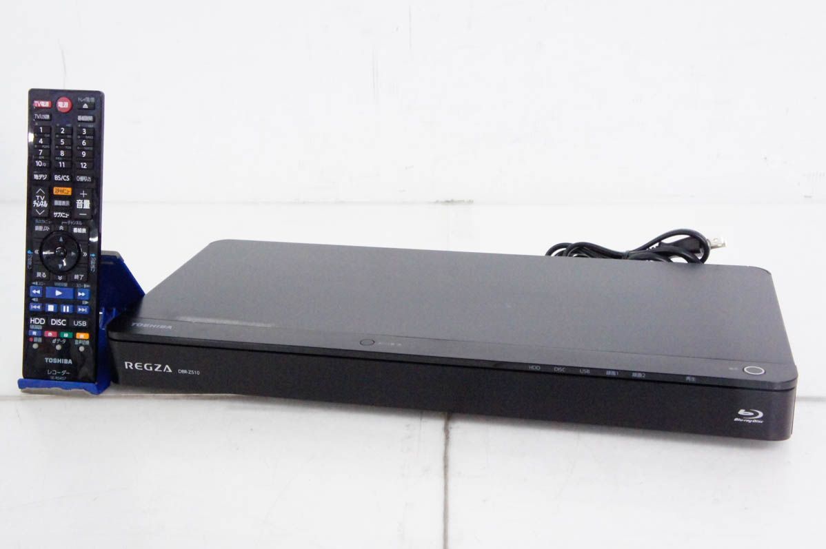 中古】東芝TOSHIBA ブルーレイレコーダー DBR-Z510 Wチューナー レグザ