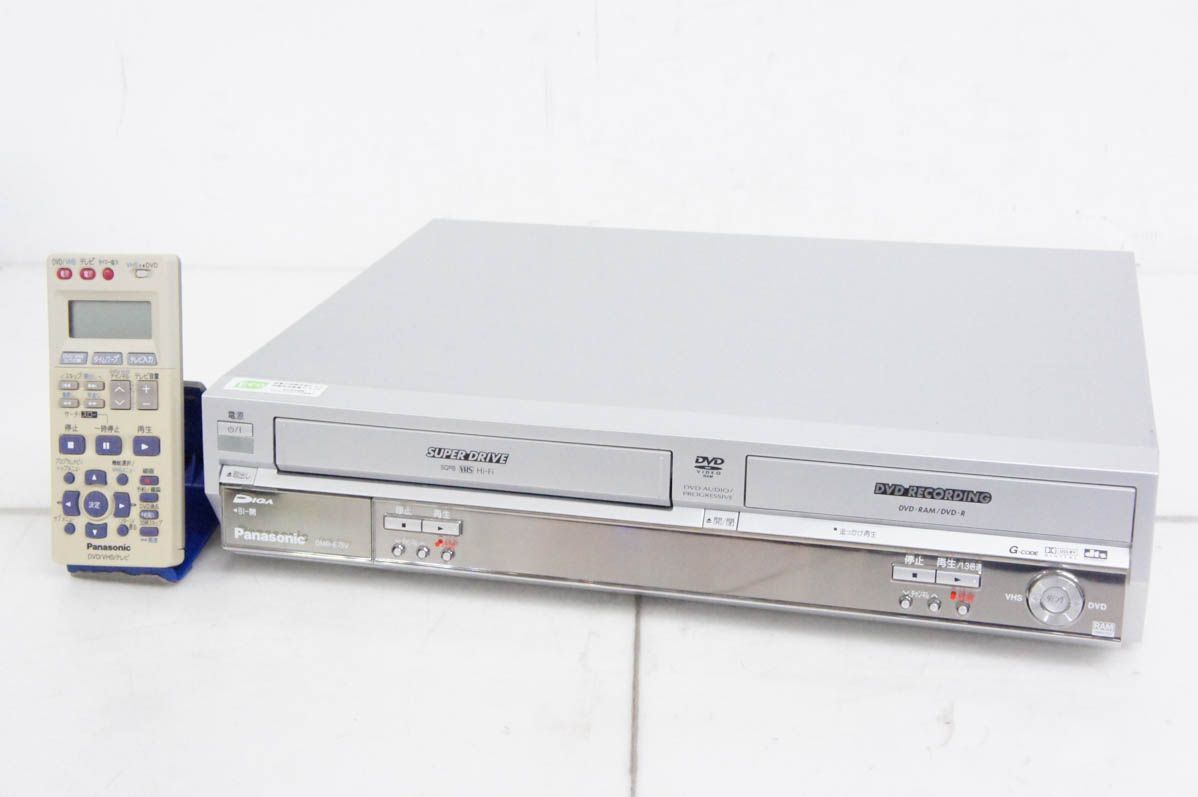 中古】Panasonicパナソニック DIGA DMR-E75V DVDプレーヤー一体型VHS