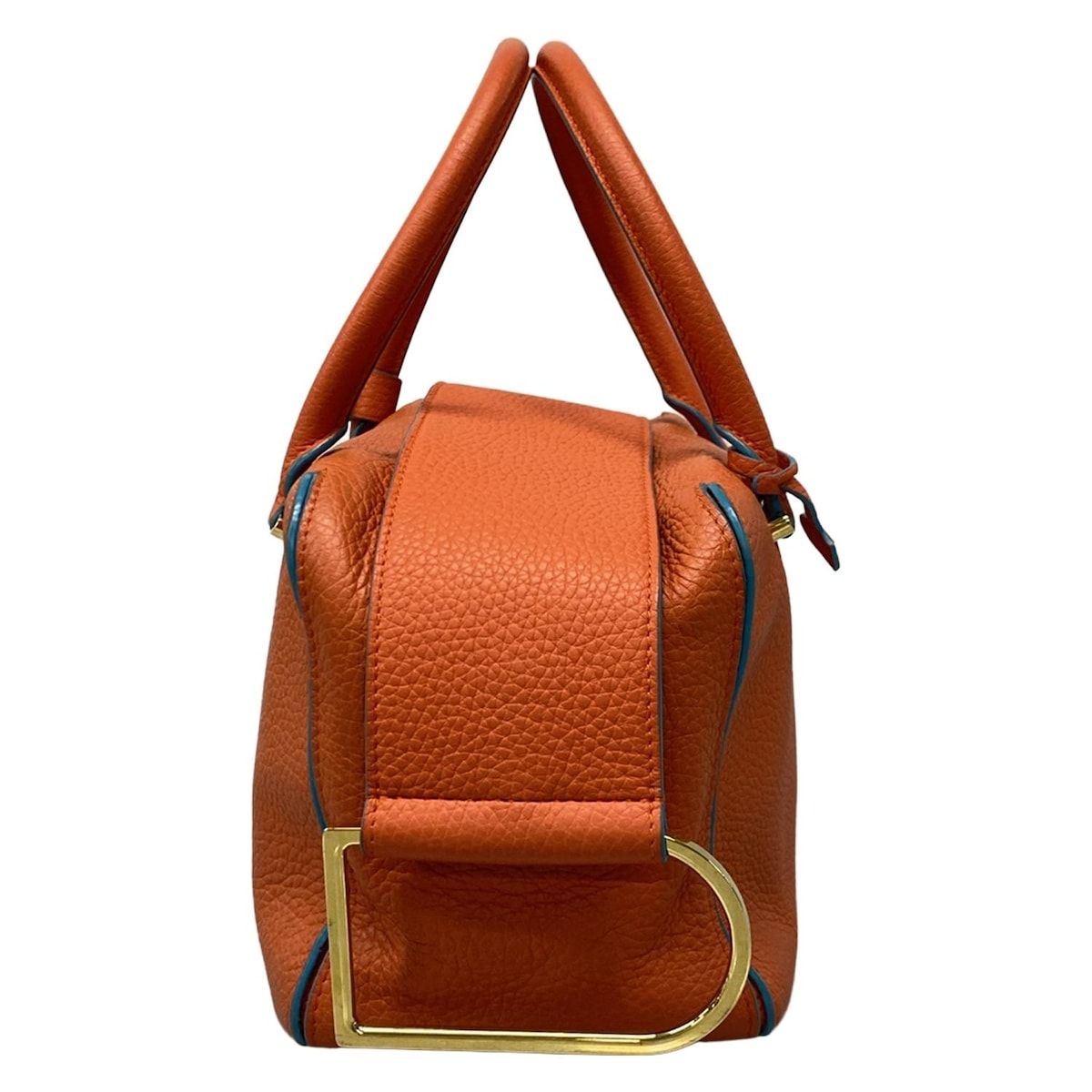 極美品 入手困難 DELVAUXハンドバッグ オレンジ レザー 付属品保存袋付き 極美品 入手困難 DELVAUXハンドバッグ オレンジ レザー 付属品保存袋